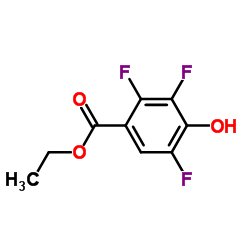 Ethyl 2,3,5-trifluoro-4-hydroxybenzoate Structure