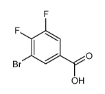 3-溴-4,5-二氟苯甲酸结构式