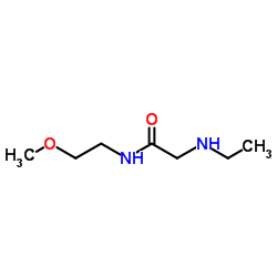 2-Ethylamino-N-(2-methoxy-ethyl)-acetamide结构式