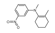 N-(3-nitrophenyl)-N,2-dimethylcyclohex-1-en-1-amine Structure