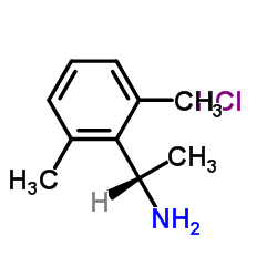 (S)-1-(2,6-二甲基苯基)乙胺盐酸盐结构式