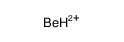beryllium monohydride dication Structure