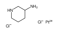 piperidin-3-amine,platinum(2+),dichloride Structure