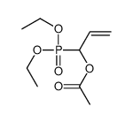 1-diethoxyphosphorylprop-2-enyl acetate结构式