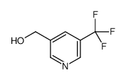 (5-(三氟甲基)吡啶-3-基)甲醇结构式