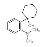 1-(2-dimethylaminophenyl)cyclohexan-1-ol结构式