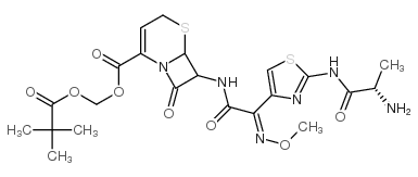 头孢唑肟丙匹酯结构式