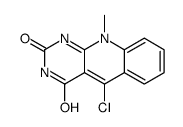 5-氯-10-甲基嘧啶并[4,5-b]喹啉-2,4(3h,10h)-二酮结构式