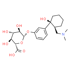 (1S,2S)-O-Demethyl tramadol glucronide Structure