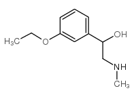 1-(3-乙氧基苯基)-2-甲基氨基乙醇结构式