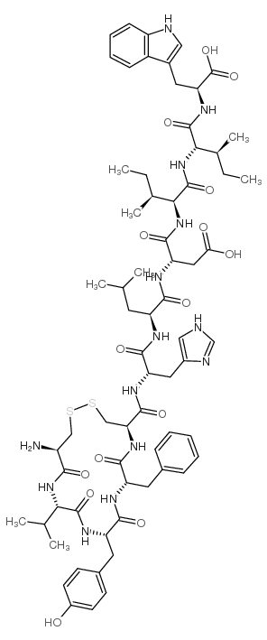 Endothelin-1 (11-21) trifluoroacetate salt Structure
