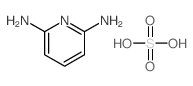 2,6-Pyridinediamine, sulfate (2:1) Structure