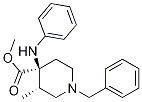 顺-3-甲基-4-(苯基氨基)-1-(苯基甲基)-4-哌啶甲酸甲酯图片