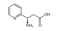 (R)-3-氨基-3-(吡啶-2-基)丙酸结构式