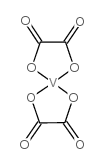 oxalic acid, vanadium salt Structure