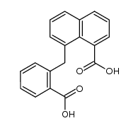 o-((8-Carboxylnaphthyl)methyl)benzoic acid Structure
