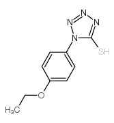 1-(4-乙氧苯基)-5-巯基-1H-四唑结构式