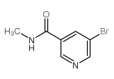 5-溴-N-甲基烟酰胺结构式