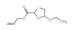 1,3-Oxathiolane-2-carboxylicacid,5-ethoxy-,2-propenylester,cis-(9CI)结构式