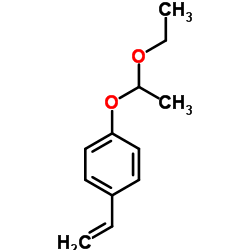 1-(1-乙氧基乙氧基)-4-乙烯基苯结构式