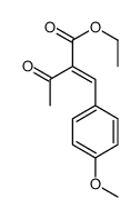 α-Acetyl-β-(4-methoxyphenyl)acrylic acid ethyl ester Structure