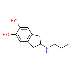 1H-Indene-5,6-diol, 2,3-dihydro-2-(propylamino)- (9CI)结构式