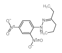 3-Hexanone,2-(2,4-dinitrophenyl)hydrazone Structure