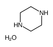 piperazine,hydrate Structure