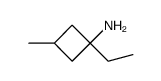 1-Ethyl-3-methylcyclobutan-1-amine Structure