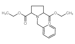 1-苄基-2,5-吡咯烷羧酸二乙酯结构式