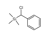 α-chlorobenzyltrimethylsilane结构式