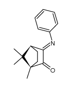 (1R)-3-((Ξ)-phenylimino)-bornan-2-one结构式