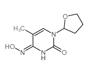 4-(hydroxyamino)-5-methyl-1-(oxolan-2-yl)pyrimidin-2-one结构式