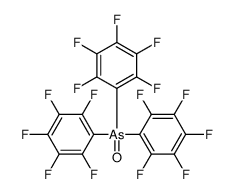 1-bis(2,3,4,5,6-pentafluorophenyl)arsoryl-2,3,4,5,6-pentafluorobenzene结构式