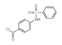 Benzenesulfonamide,N-(4-nitrophenyl)-结构式