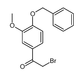2-bromo-1-(3-methoxy-4-phenylmethoxyphenyl)ethanone结构式