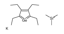 potassium,2,3,4,5-tetraethyl-1λ2-germole,trimethylsilicon Structure