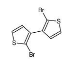 2-bromo-3-(2-bromothiophen-3-yl)thiophene Structure