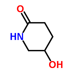 5-Hydroxy-2-piperidinone Structure