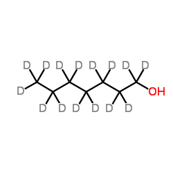 1-(2H15)Heptanol Structure