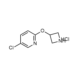 2-(氮杂环丁烷-3-基氧基)-5-氯吡啶盐酸盐结构式