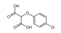 (4-chlorophenoxy)malonic acid Structure