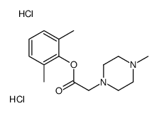 (2,6-dimethylphenyl) 2-(4-methylpiperazin-1-yl)acetate,dihydrochloride Structure