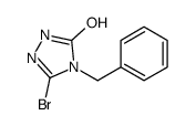 4-苄基-3-溴-2-1,2,4-噻唑啉-5-酮结构式