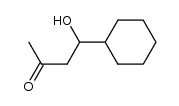 4-cyclohexyl-4-hydroxy-2-butanone Structure
