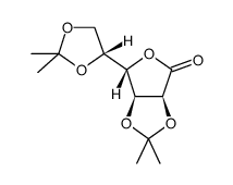 2,3:5,6-Di-O-isopropylidene-D-talono-1,4-lactone structure