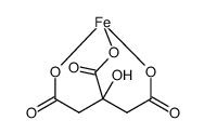 柠檬酸铁(III) 一水合物结构式