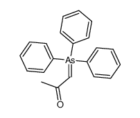 acetylmethylidene(triphenyl)-λ5-arsane结构式