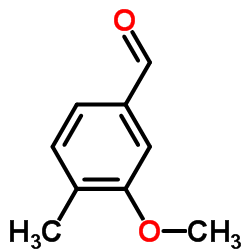 3-甲氧基-4-甲基苯甲醛结构式
