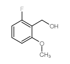 2-Fluoro-6-methoxybenzyl alcohol Structure